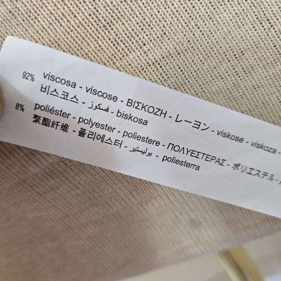 Zara-NWT- TRF Collection Cream Double-Breasted Coat/ Blazer/ Mini Dress. Size XS - Picture 12 of 16